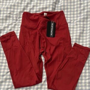 Alphalete Cherry Red Leggings